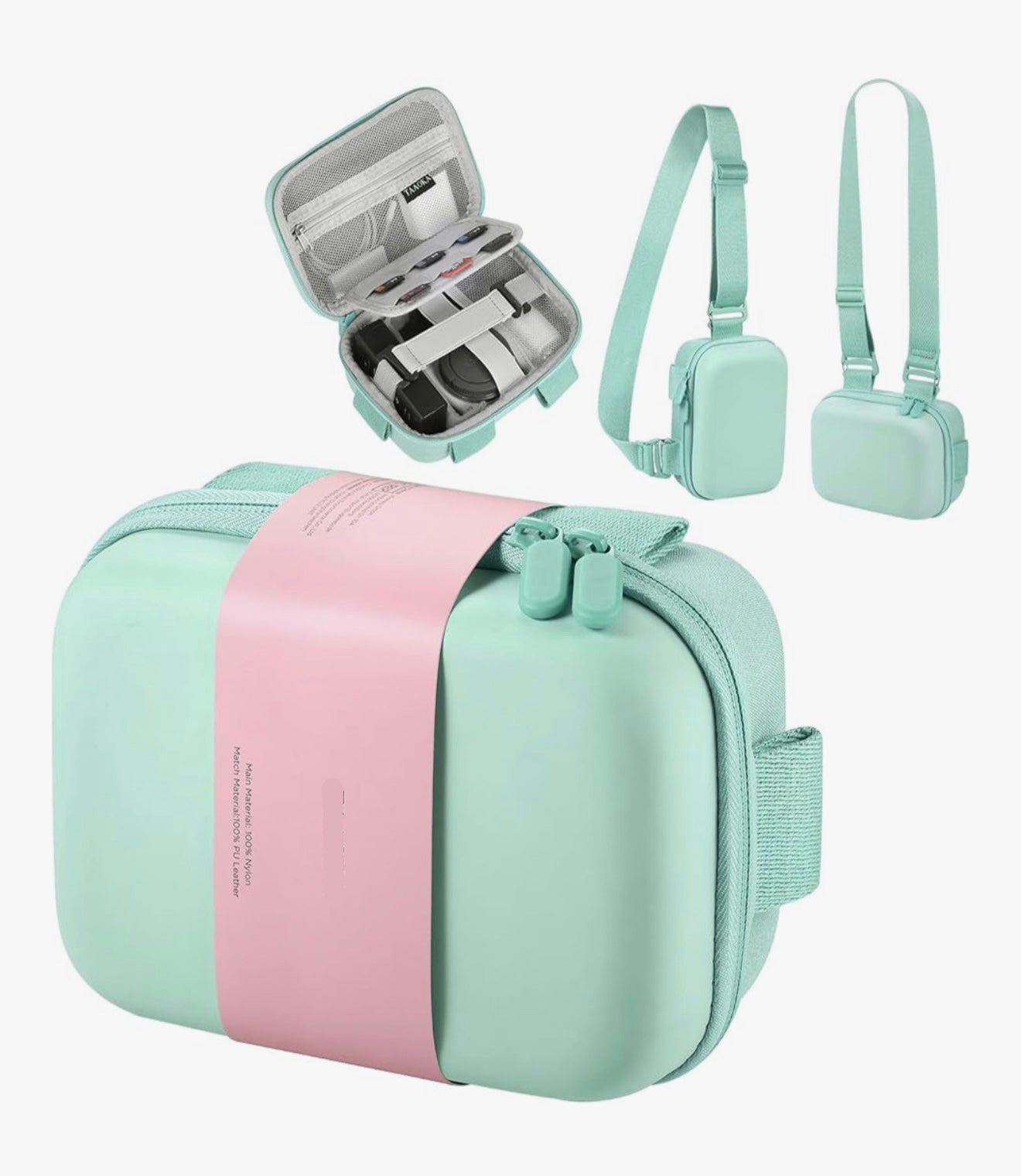 Case para cámara digital turquesa