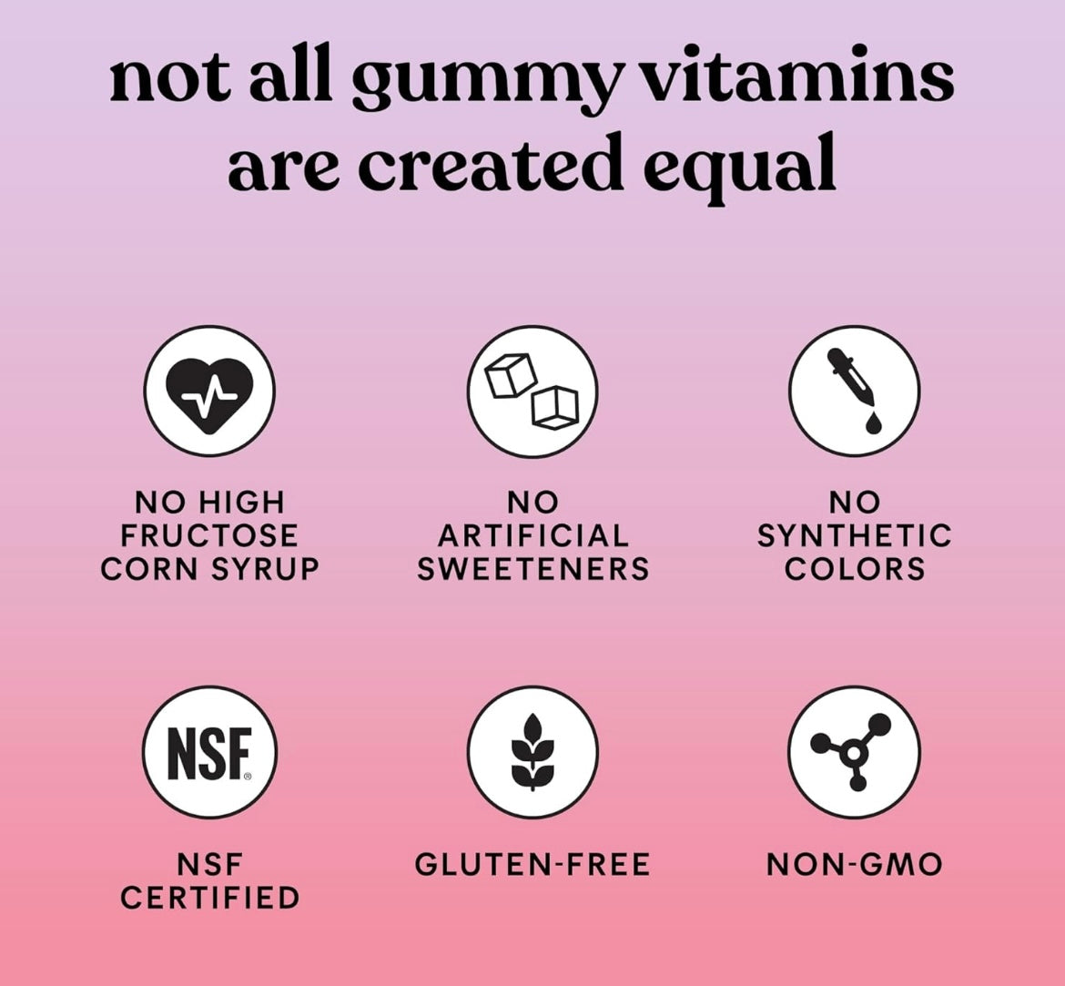 lemme Glow Hair, Skin & Nails gummies