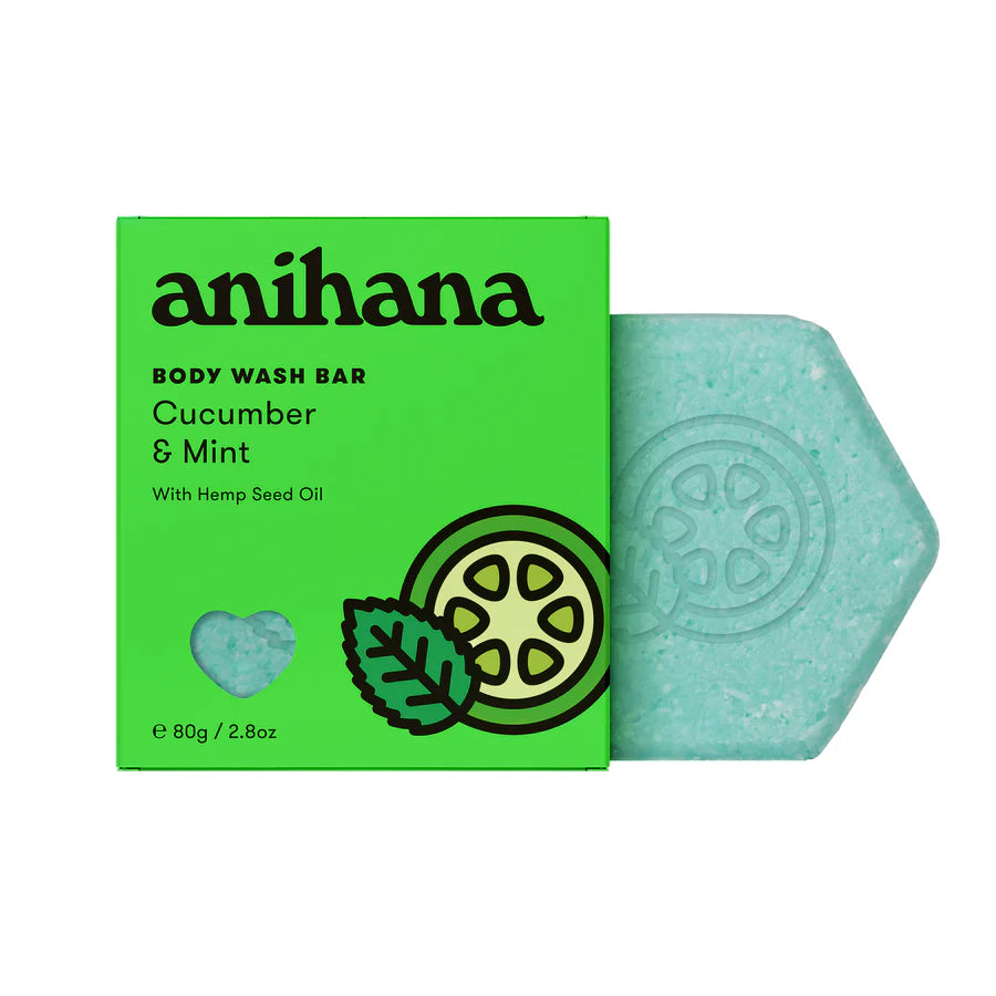 Anihana Body Wash Bar Cucumber & Mint