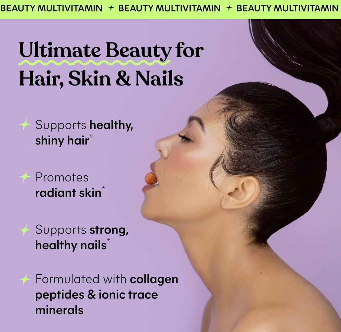 lemme Glow Hair, Skin & Nails gummies