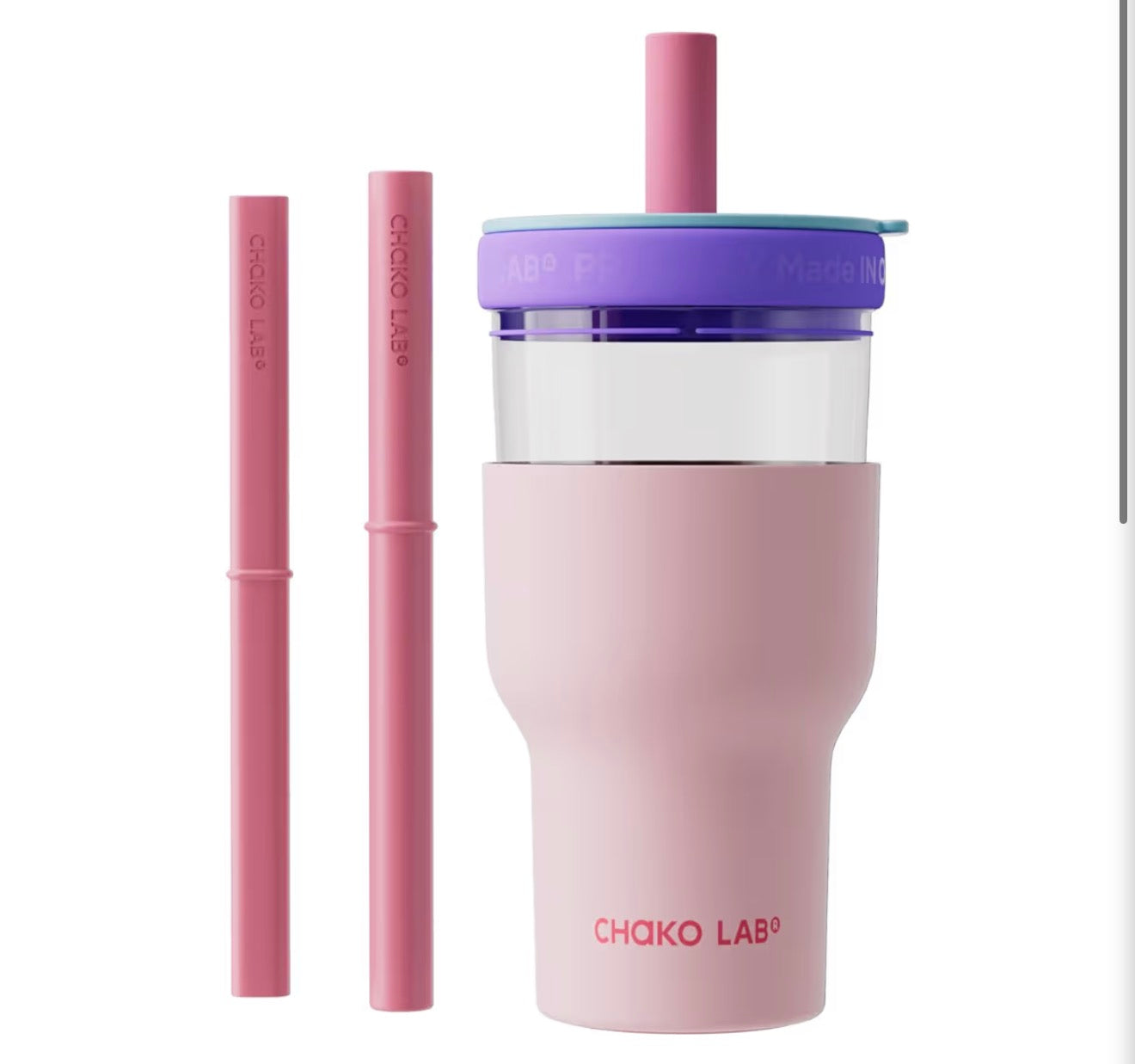 Chako Lab Dual-Layer Tumbler Peach