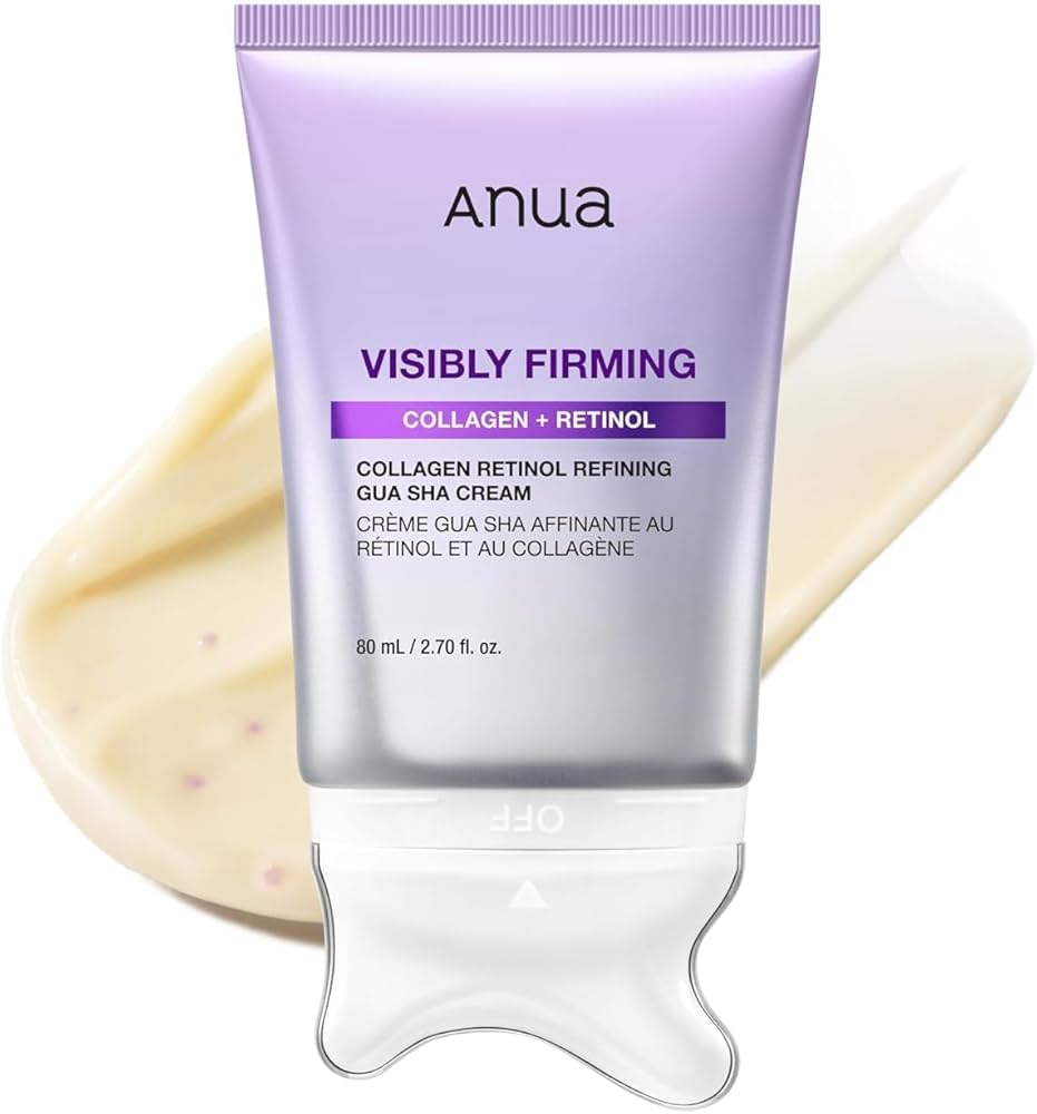 Anua Visibly Firming Collagen + Retinol Cream Gua Sha