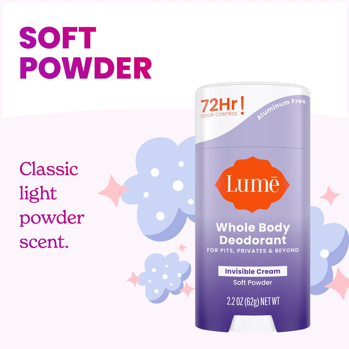Lume Invisible Cream cero residuos aroma Soft Power