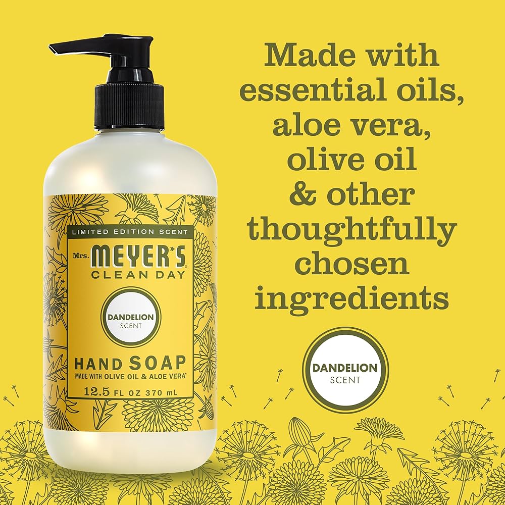 Mrs. Meyer’s Hand Soap. Dandelion