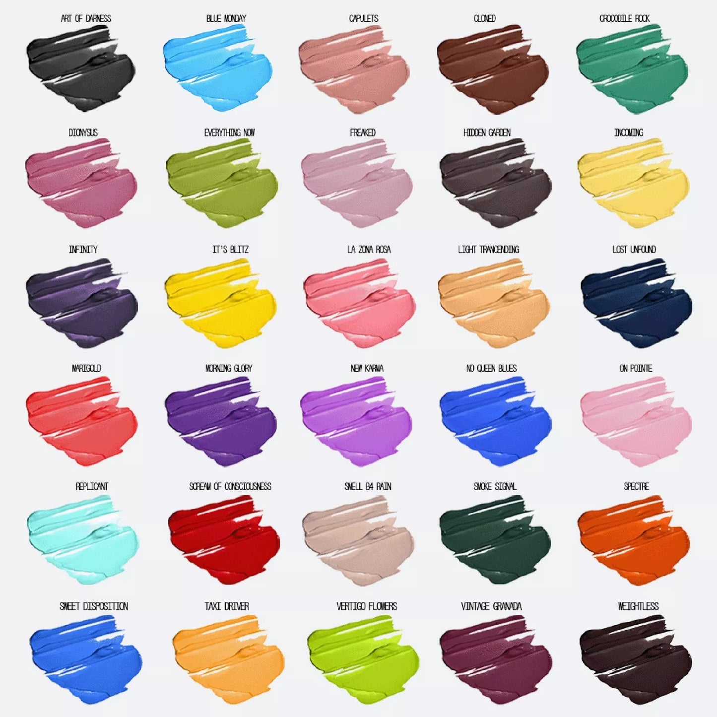 About Face Matte Fluid Eye Paint Capulets