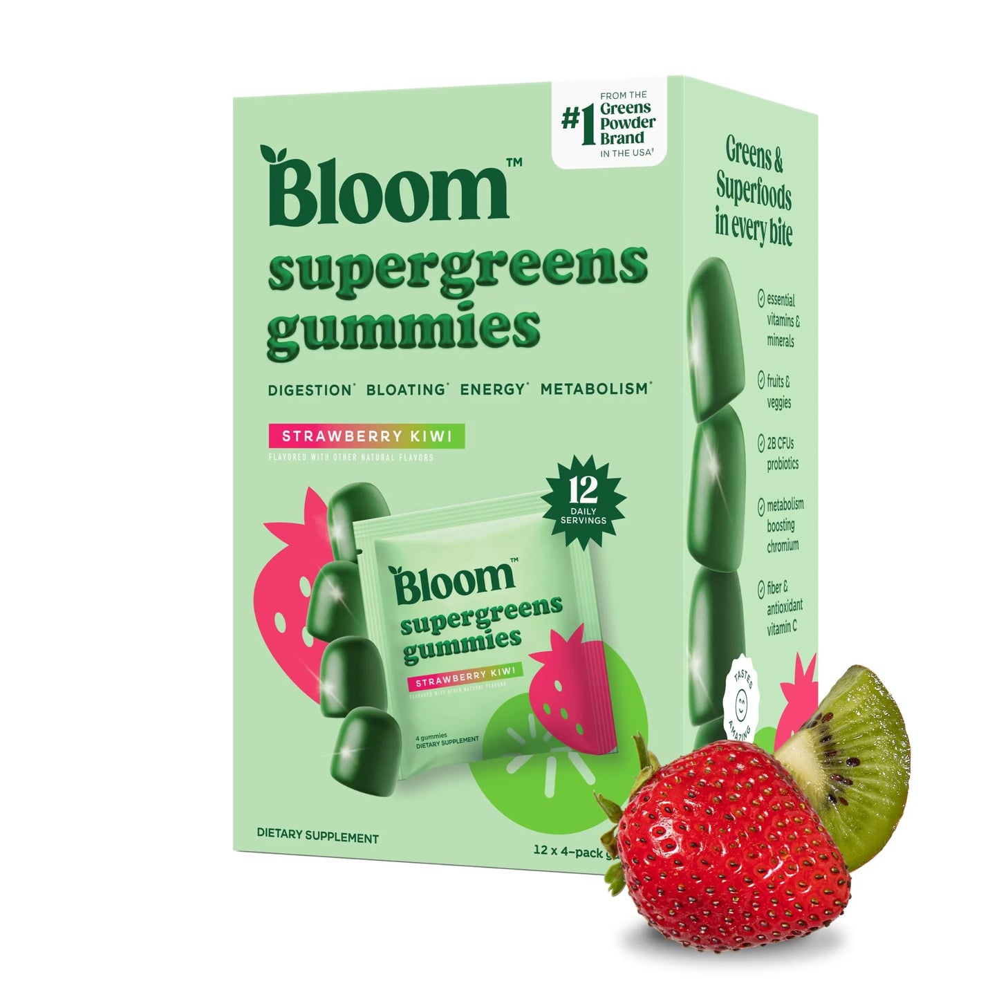 Bloom Supergreens Gummies