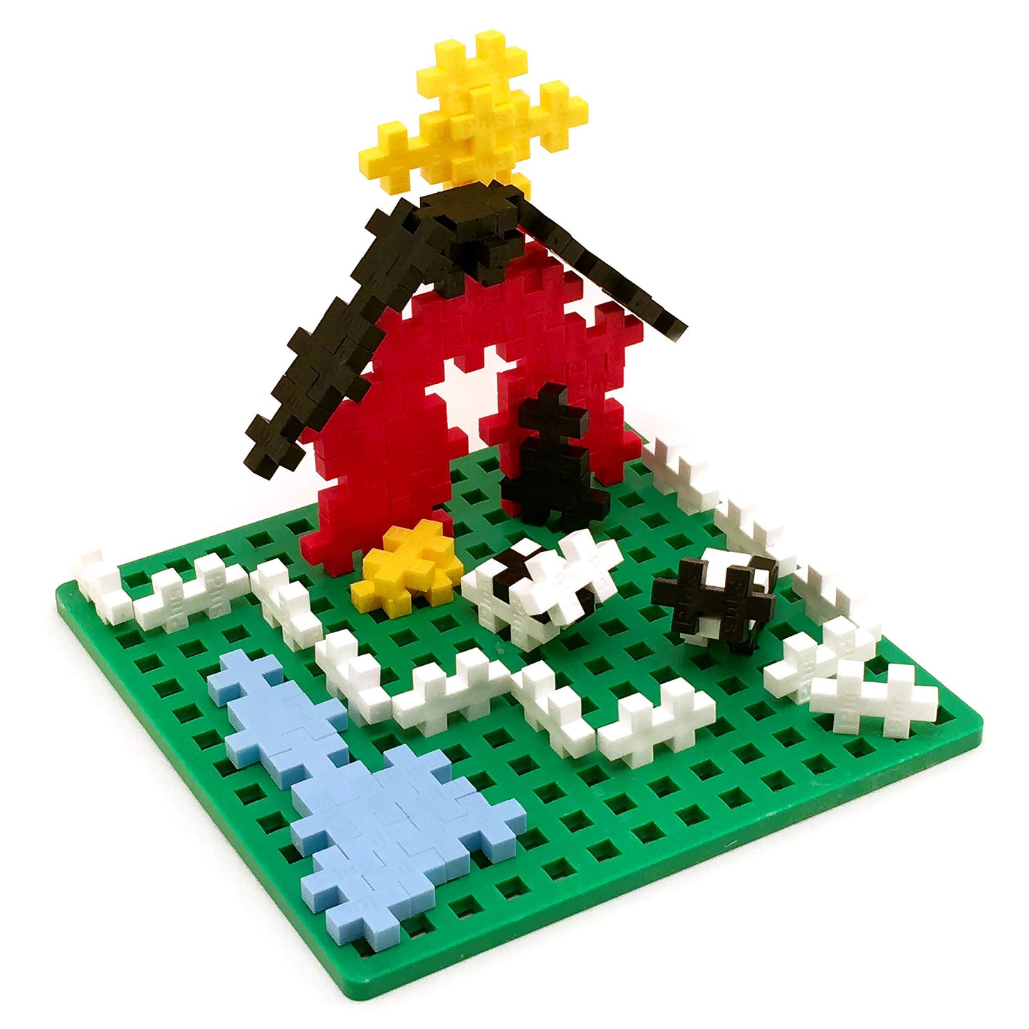 Plus Plus Farm Baseplate Builder