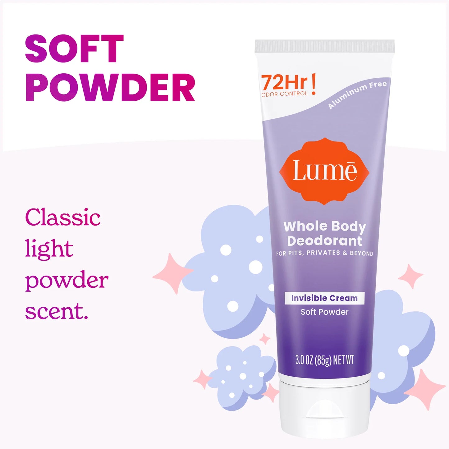 Lume Deodorant Cream Soft Powder