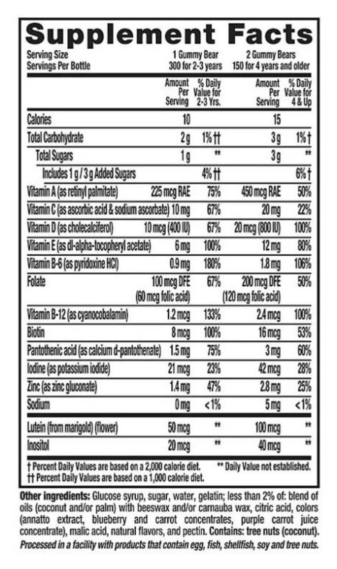 L’il Critters Gummy Vites Daily Multivitamin