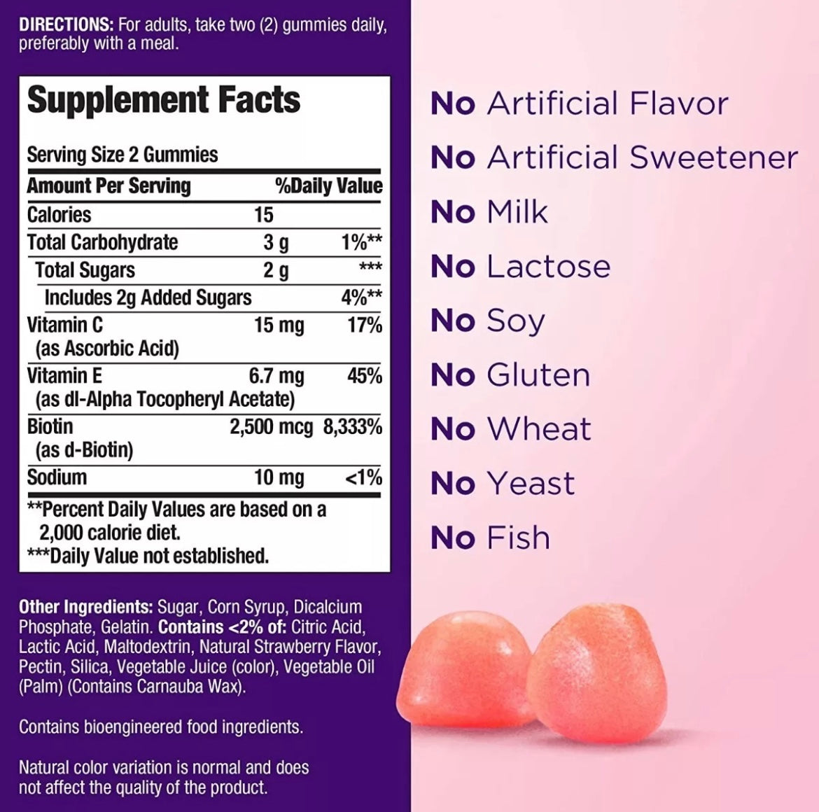 Nature’s Bounty Hair, Skin & Nails 120 gummies