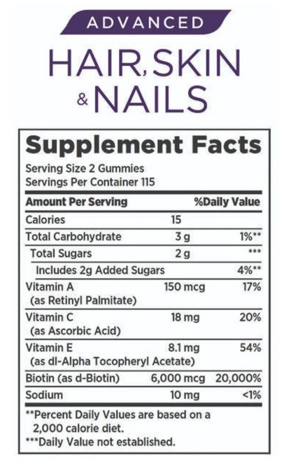 Nature’s Bounty Hair, Skin & Nails Advanced 2x Biotin