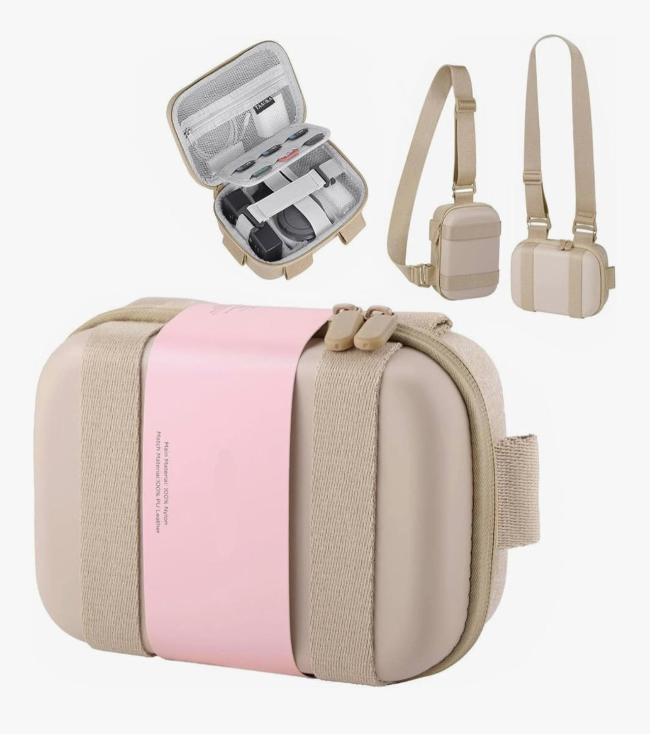 Case para cámara  digital Beige