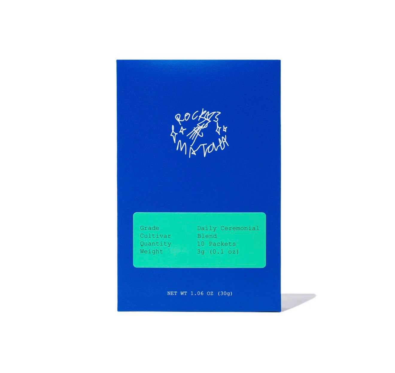 Rockys matcha ceremonial single serve packs