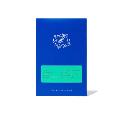 Rockys matcha ceremonial single serve packs