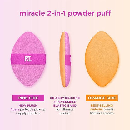 Real Techniques esponja de maquillaje Miracle 2-in-1 Powder Puff