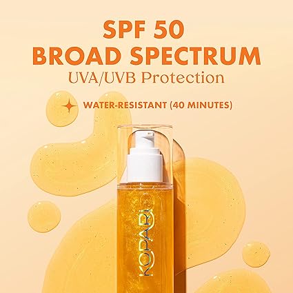 Kopari Sun Shield Body Glow Gel SPF 50 Protector solar