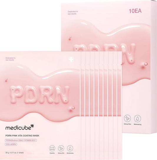 PDRN coating mask medicube paquete 10 pzs