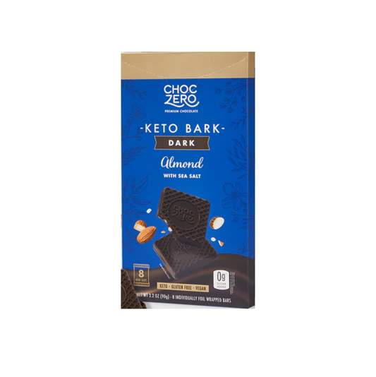 ChocZero Keto Bark Dark Almond with Sea Salt