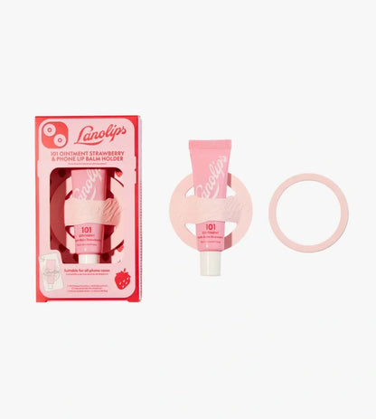 Lanolips 101 ointment & Phone lip balm holder