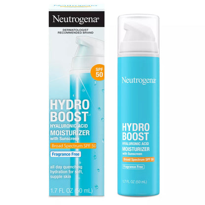 Neutrogena Hydro Boost Humectante facial con Ácido Hialuronico y SPF50