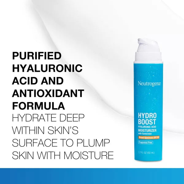 Neutrogena Hydro Boost Humectante facial con Ácido Hialuronico y SPF50