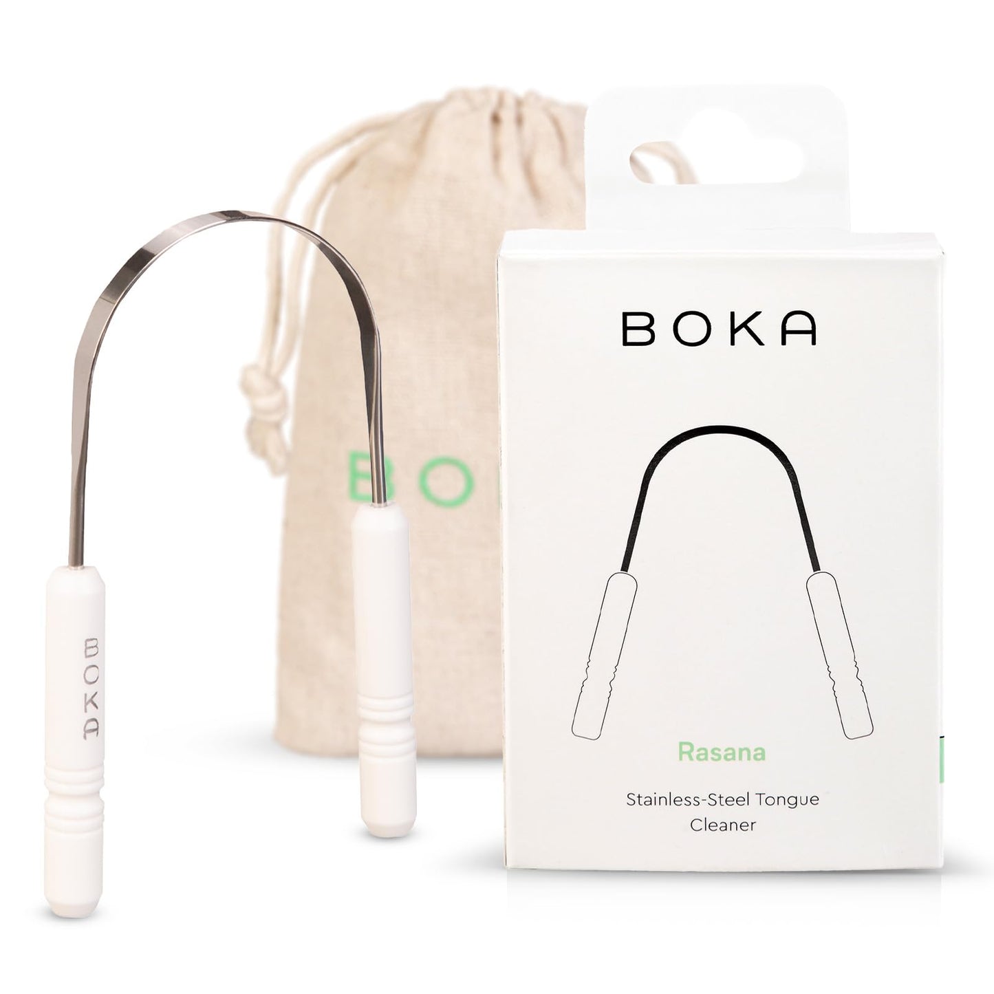 Boka Stainless-Steel Tongue Cleaner
