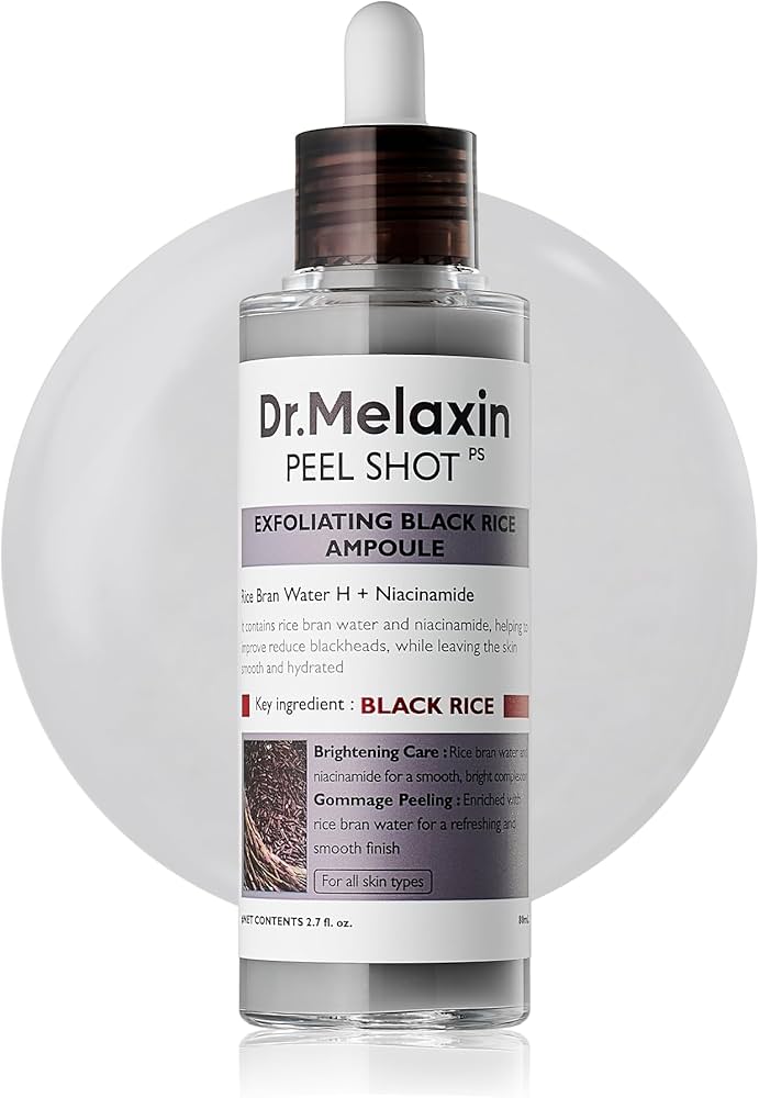Dr.Melaxin Peel Shot Exfoliating Black Rice Ampoule