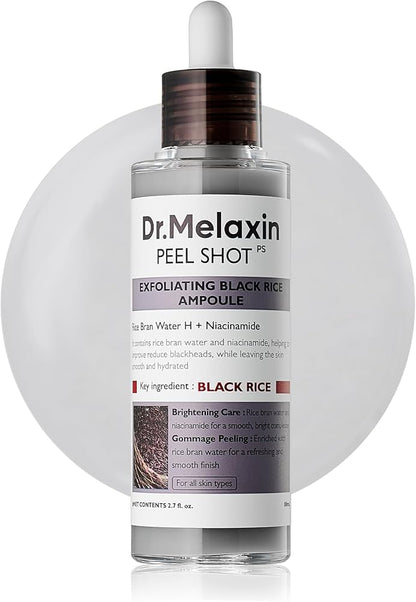 Dr.Melaxin Peel Shot Exfoliating Black Rice Ampoule