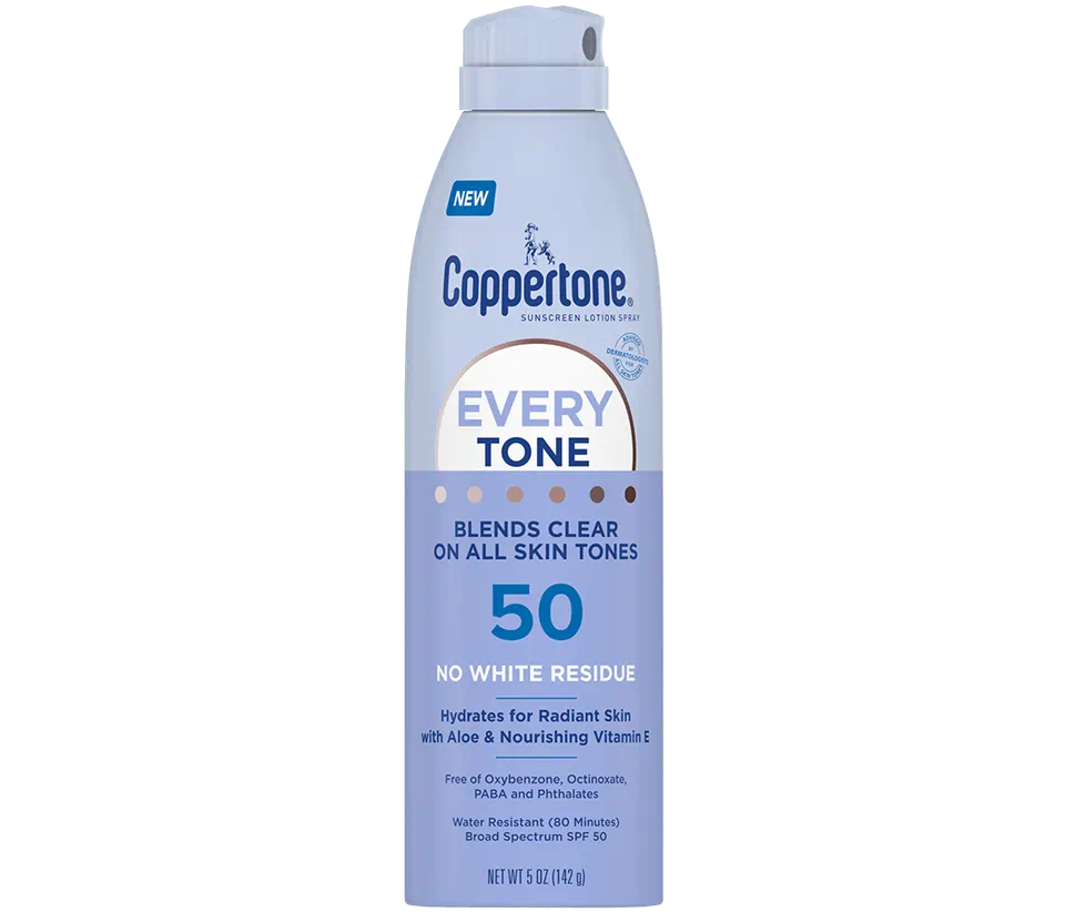 Coppertone Every Tone Sunscreen Lotion Spray