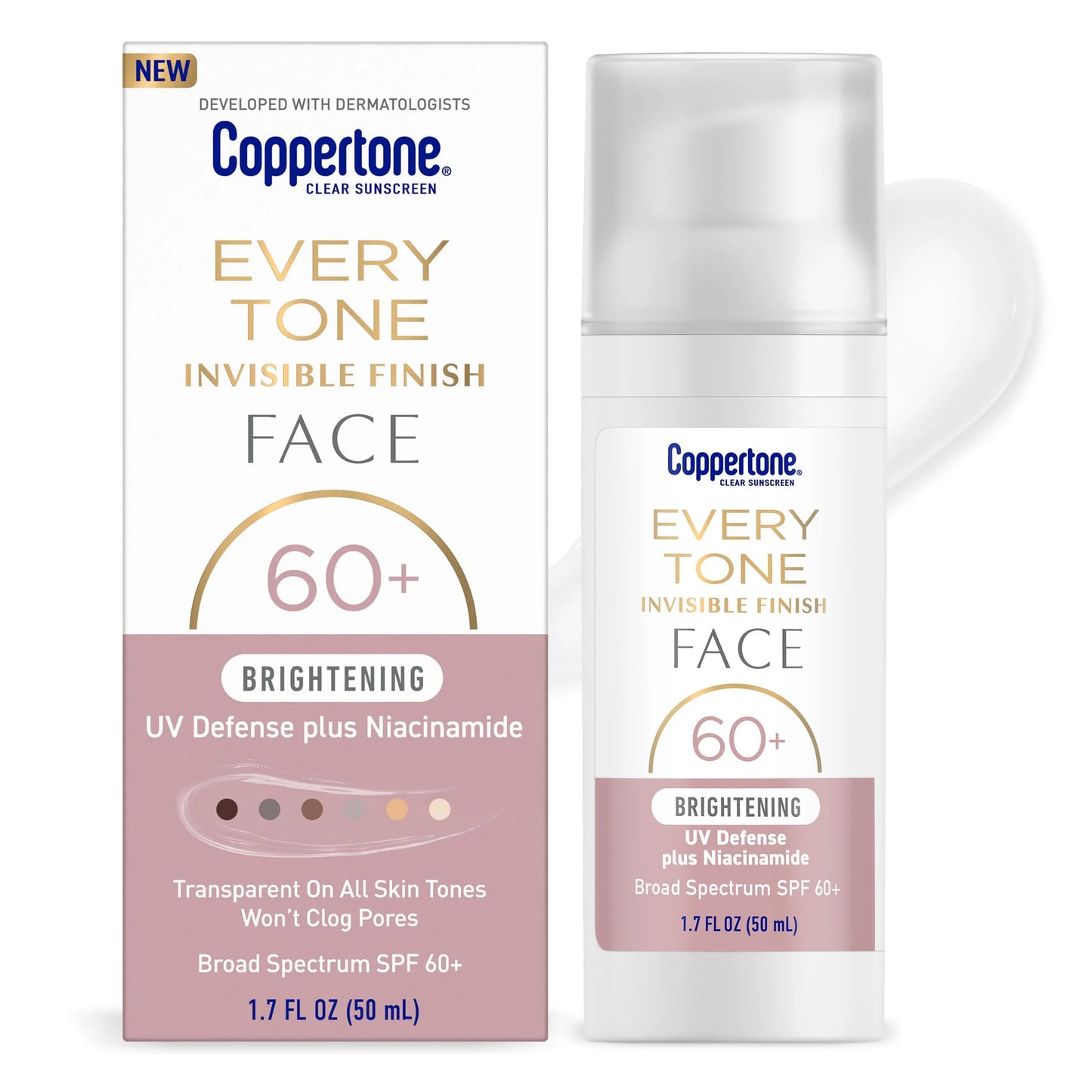 Coppertone Every Tone Clear Sunscreen Brightening