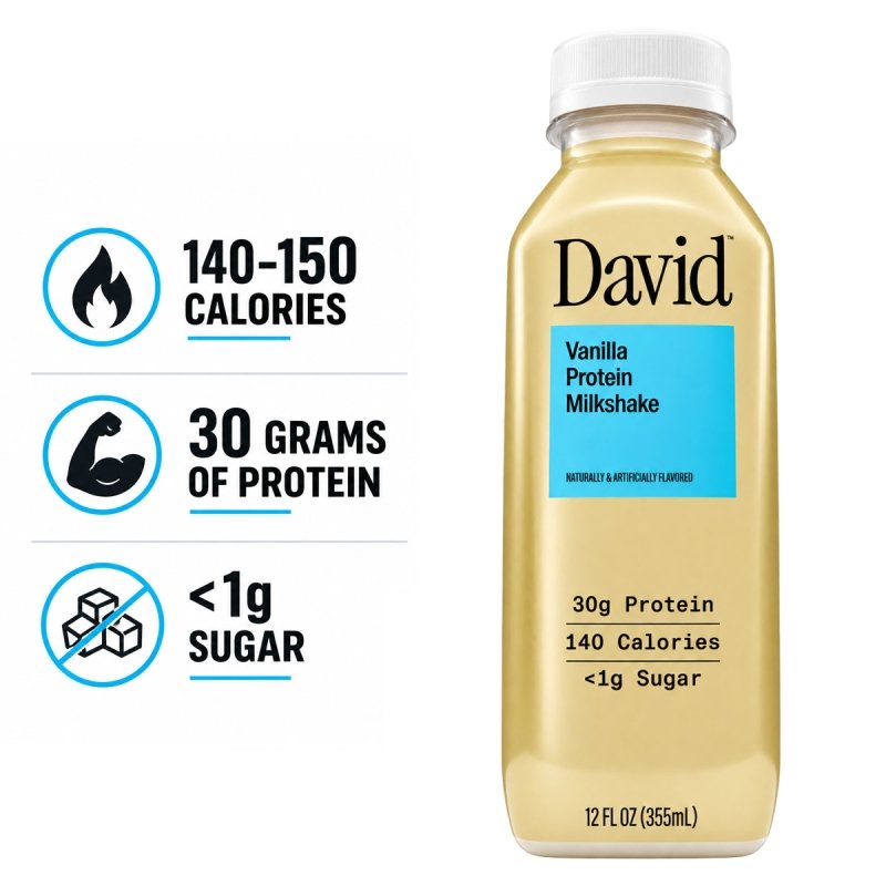 David Protein Milkshake Vanilla