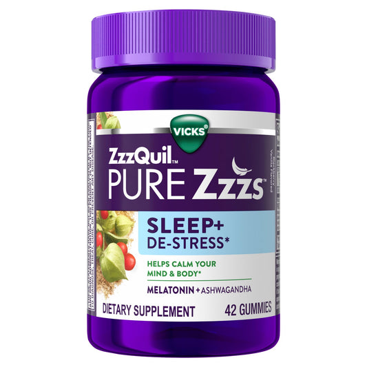 Vicks Zzzquil Pure Zzzs Sleep+De-stess