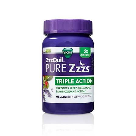 Vicks Zzzquil Pure Zzzs Triple Action