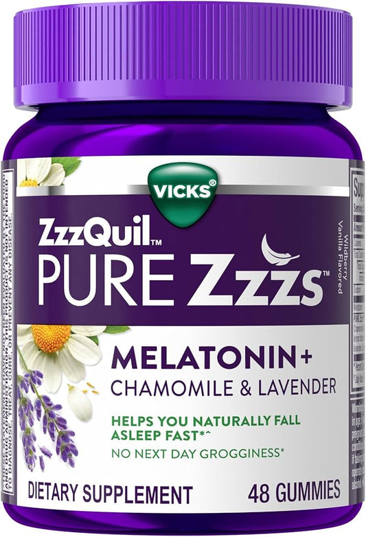 Vicks Zzzquil Pure Zzzs Melatonin + Chamomile & Lavender