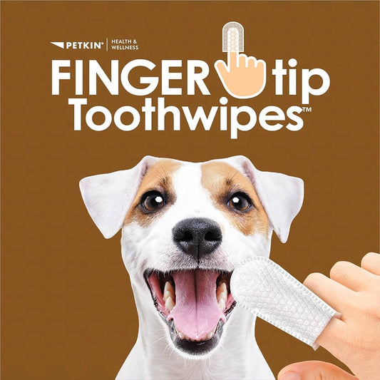 Petkin Finger Tip Toothwipes