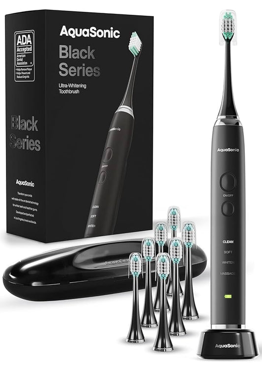 Aquasonic Black Series Ultra-Whitening Toothbrush