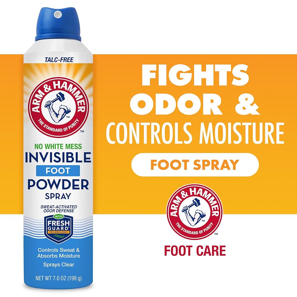 Arm & Harmmer Invisible Foot Powder Spray