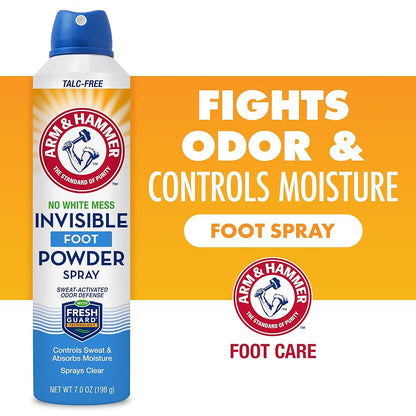 Arm & Harmmer Invisible Foot Powder Spray