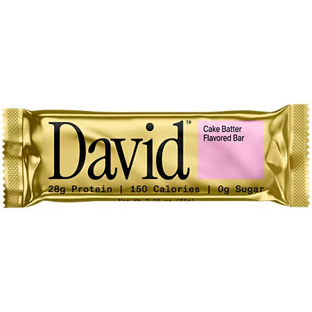 David Protein Bar Cake Batter Caja 12 piezas