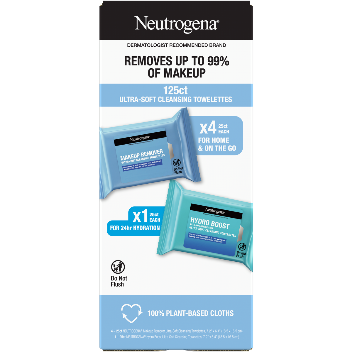 Neutrogena Make up Towelettes Pack