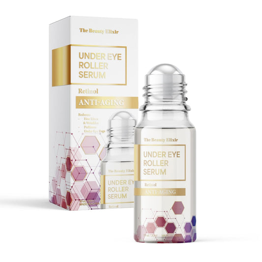 The Beauty Elixir Under Eye Roller Serum Retinol Anti-Aging