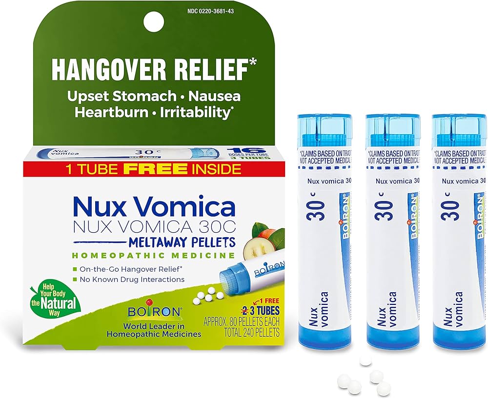 Nux Vomica 30C Hangover Relief