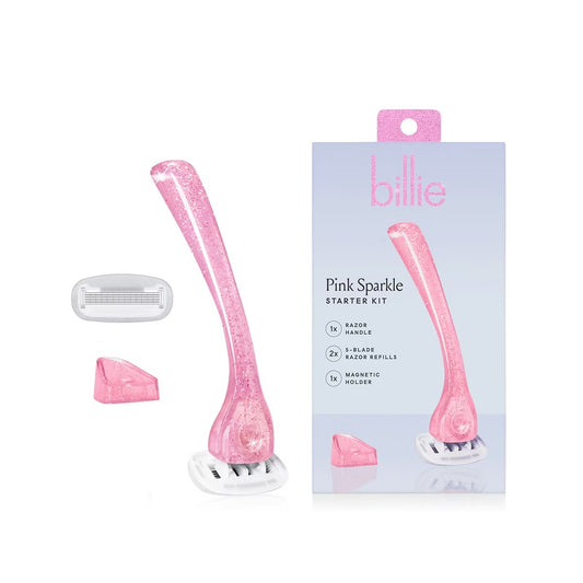 Billie Pink Sparkle Razor Kit
