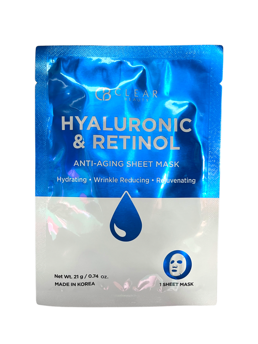 Hyaluronic & Retinol Sheet Mask Individual