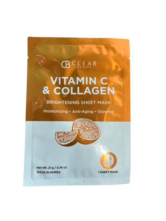 Vitamin C & Collagen Brightening Sheet Mask Individual