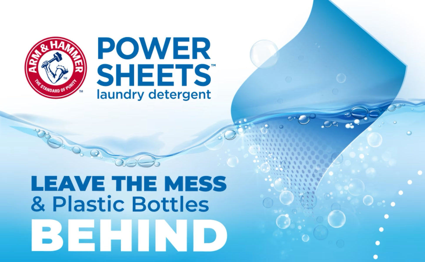 Arm & Hammer Power Sheets Laundry Detergent