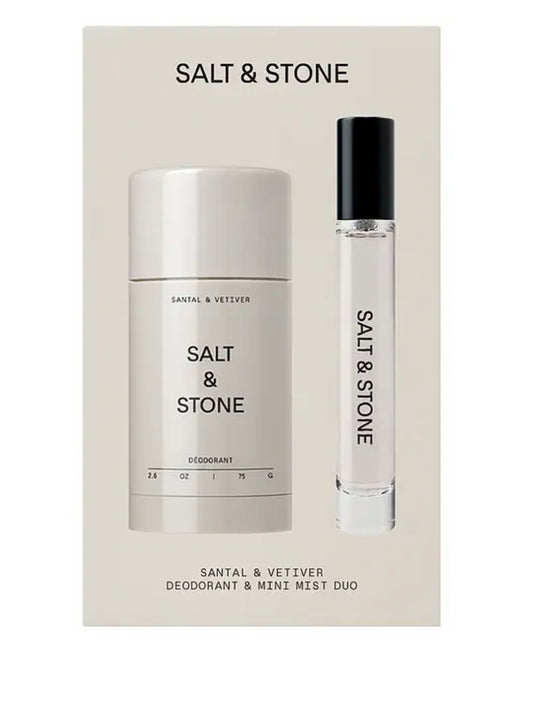 Salt & Stone Santal & Vetiver Deodorant & Mini Mist