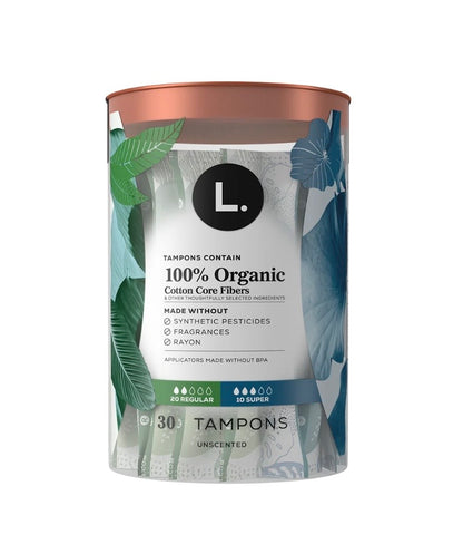 L. Organic Cotton Core Tampons