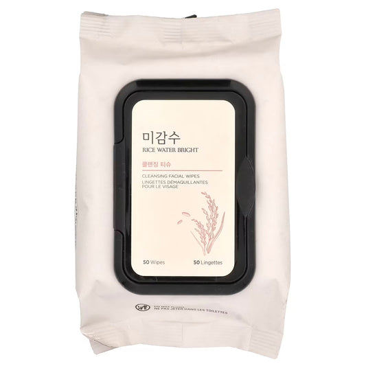 Rice Water Bright Cleansing Facial Wipes