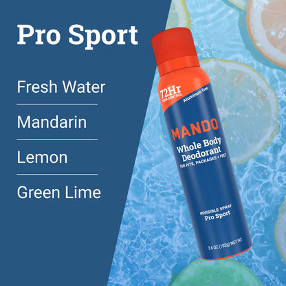 Mando Whole Body Deodorant Spray
